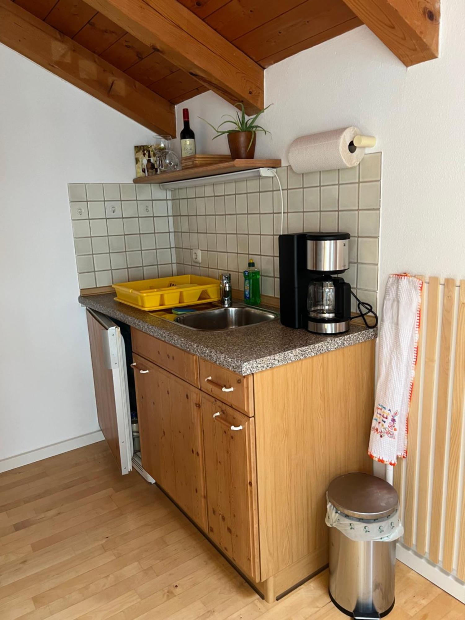 Gemuetliche Dachgeschosswohnung Mit Balkon Ainring Esterno foto